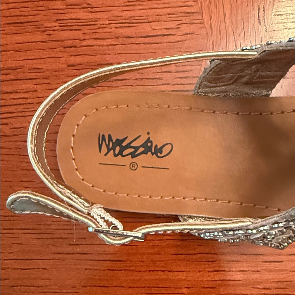 Mossimo Raegan Beaded T-Strap Sandals - Picture 4 of 12
